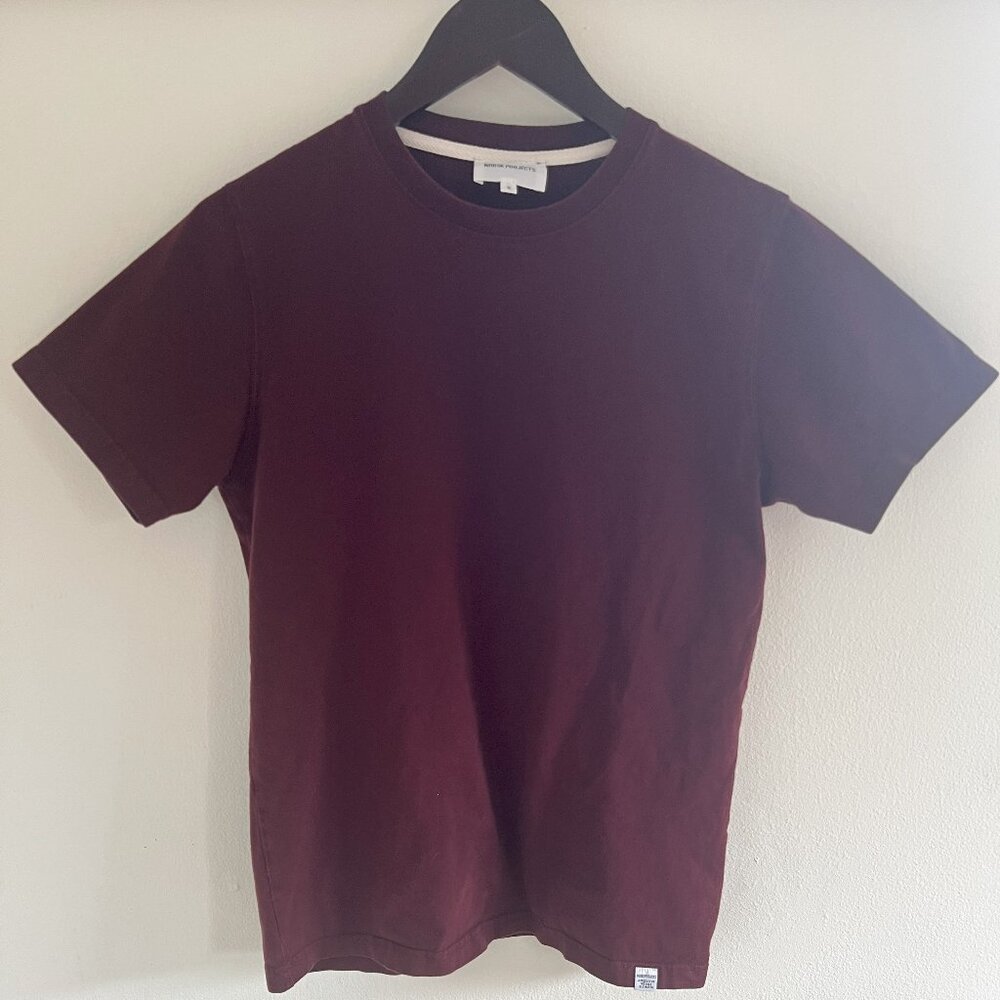 Norse Projects Niels Standard T-Shirt Maroon